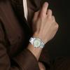 SEIKO Spirit 100 meters waterproof solar Quartz Steel Strap 37mm men's watch white dial SBPN069