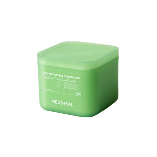 MEDIHEAL Teatree Trouble Soothing Toner Pads Acne Care & Skin Calming 170ml (100 Pads)