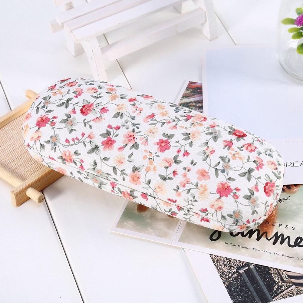 Protable Floral Sunglasses Glasses Case Protector Bags Hard Box Holder