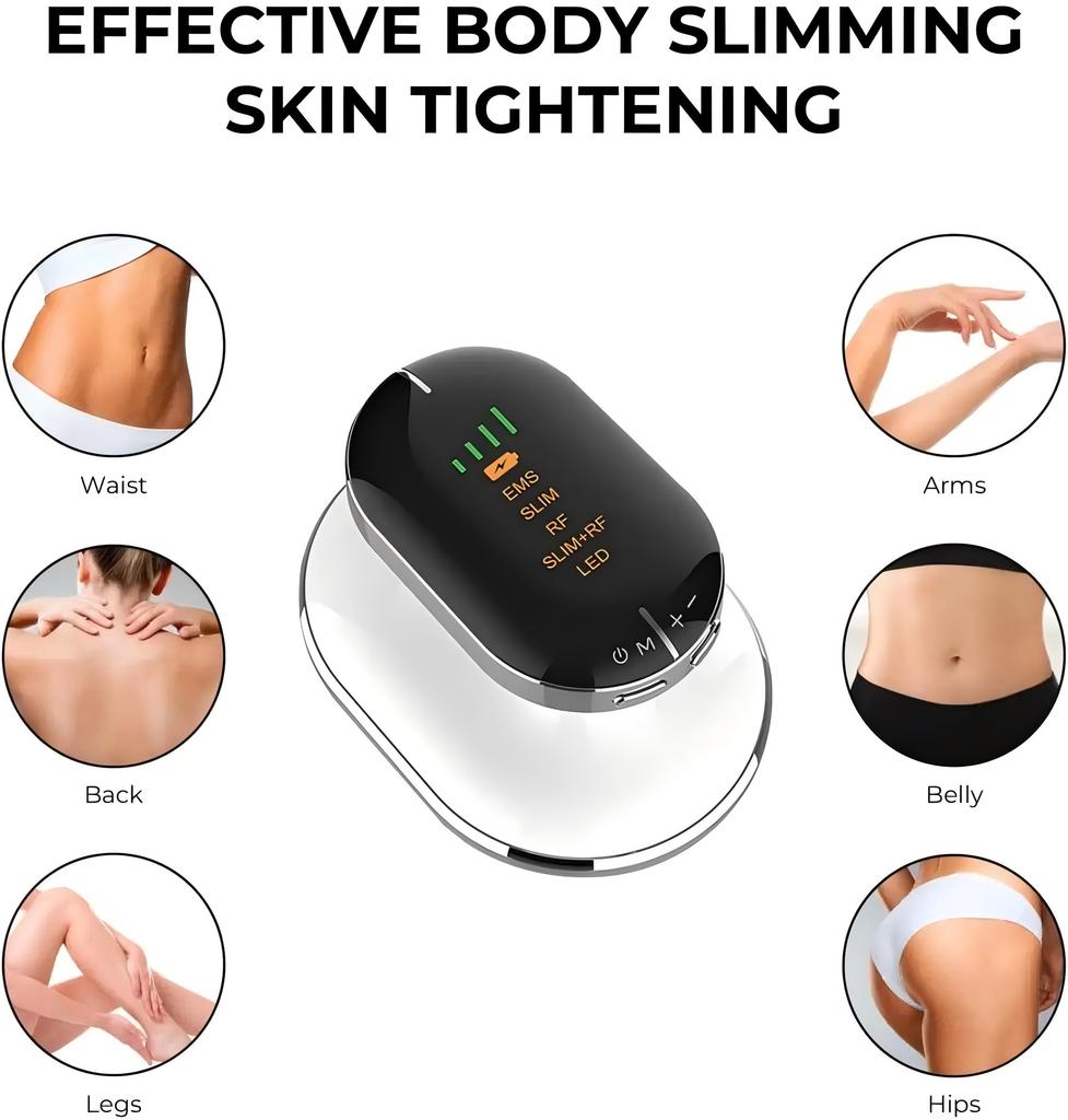 4 In 1 EMS Cellulite Remover Massager Skin Tighten Machine Cordless Body Sculpting Slimming Device for Belly Waist Arm Leg Butt