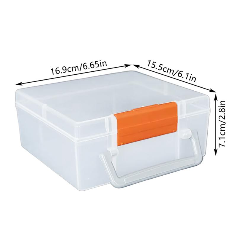 

1Pc Parts Box Plastic Toolbox Equipment Box Tool Storage Box Instrument Protection Box Toy Storage Box Multifunctional Box