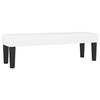346661 vidaXL White Bench 100x30x30 Cm Faux Leather.
