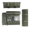 Professionelle tragbare Kochmessertasche Leinwand-Roll-Tragetasche Küchenbeil-Aufbewahrungstasche Tragerolltasche Outdoor-Organizer