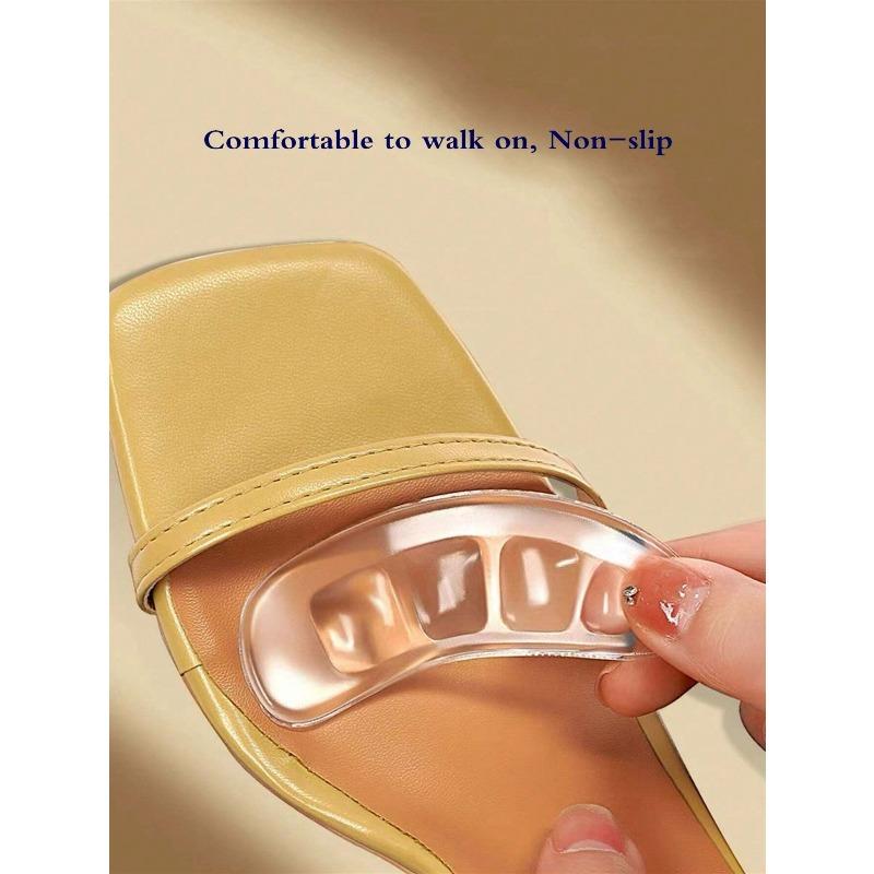 Anti-Slip Insoles For High Heels, Sandals, Loafers, Silicone Gel Heel & Forefoot Pads, Heel Liners, Insoles For Foot Care