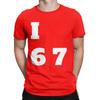 I Heart 67 T Shirt Summer Cotton T Shirts For Unisexs Hip Hop Casual Tshirt Shortsleeved Y2k Basic Clothing
