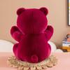Strawberry Bear Plush Doll - Cute Cartoon Pillow Toy for Kids' Birthdays