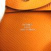Pristine HERMES Coin case Bastia Orange Epsom Leather Women Used
