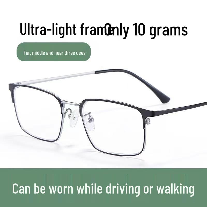 Ultralight HD Bifocal Progressive Anti-Blue Light Reading Glasses