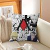 Anime Hisoka Hunter X Hunters Pillow Cushion Cover Pillowcase Living Room Sofa Home Decor
