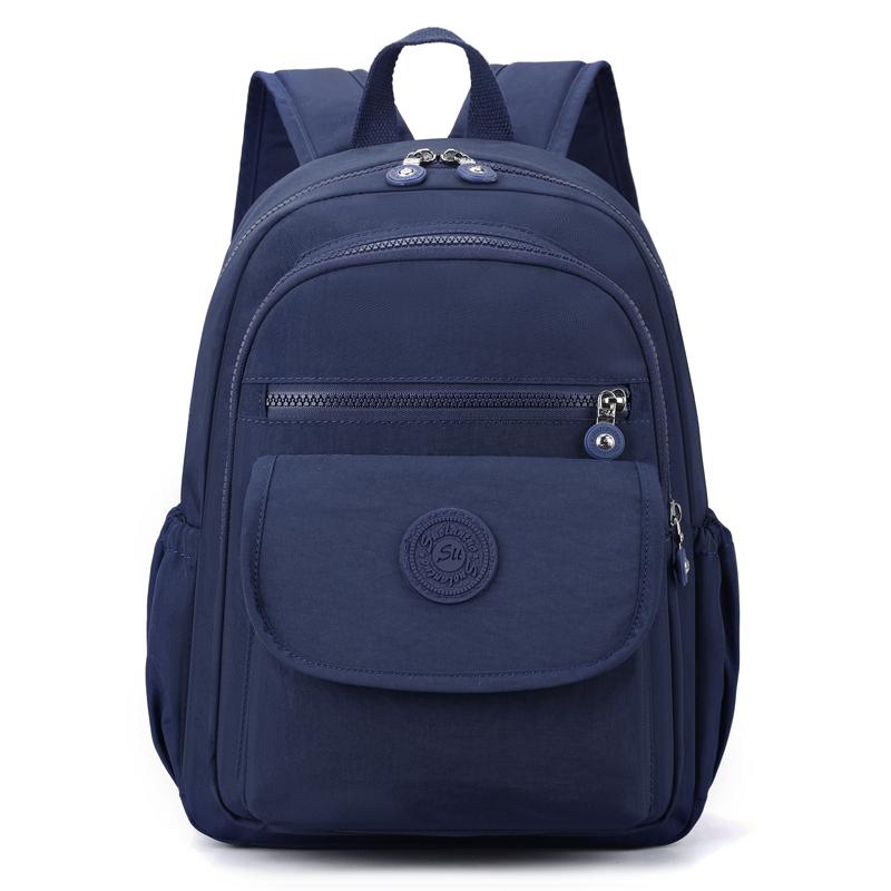 

Ladies lightweight, large capacity stylish black commuter travel backpack with adjustable shoulder straps, school and leisure b
