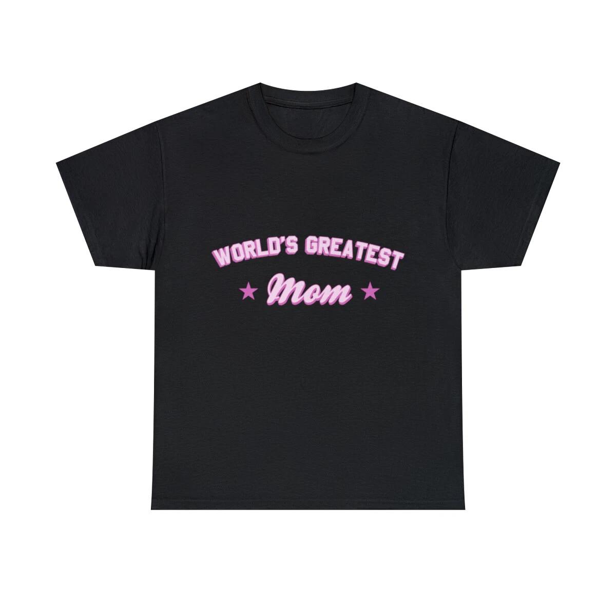 World s Greatest Mom Graphic Tee Shirt, S-5XL 4XL