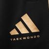 Adidas Taekwondo Rundhals-Pullover Einfaches Kurzarm-T-Shirt Mode Gestreifte Lange Hose Lässiger Sportanzug Unisex-Anzug ADICLTS24CTKP-WG+TR30P1T-BG