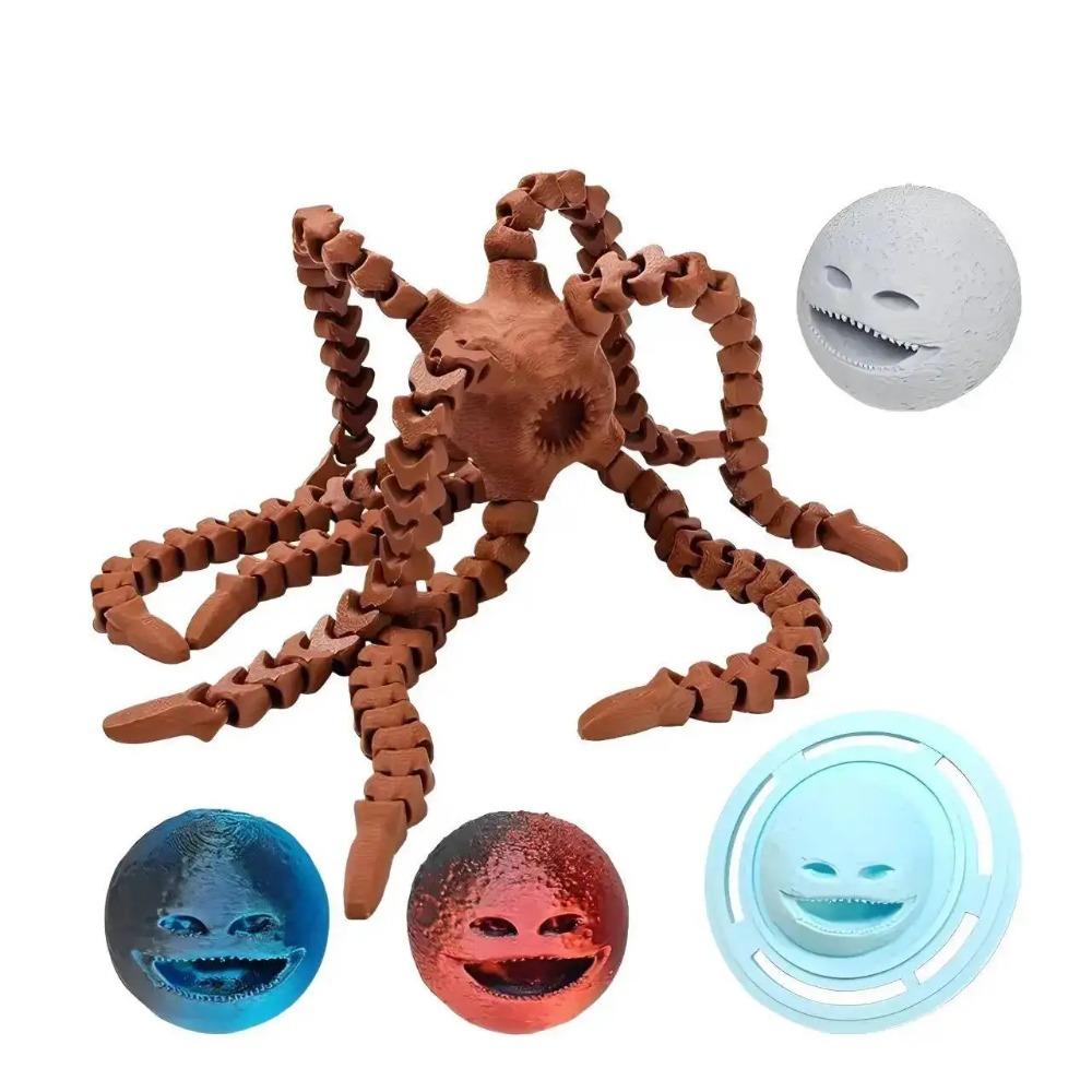 Figura de Juguete Subnautica Leviatán Bloop Gran Maja Figura Devorador de Mar Monstruo Figura de Juguete Pez Figuras de Impresión 3D Figura