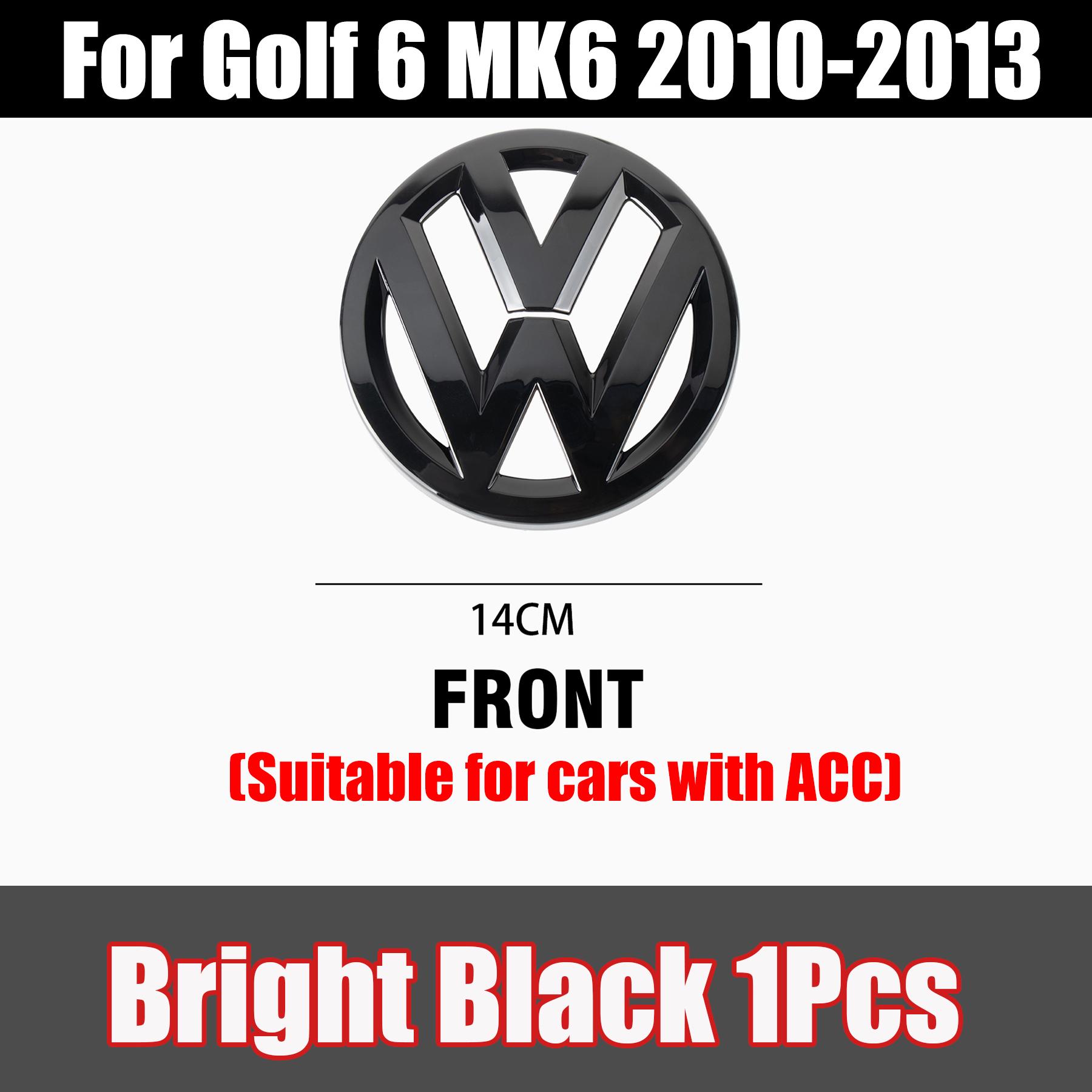 W125For Volkswagen VW Golf 6 MK6 2012 2013 2010 2011 Non-destructive Car Front Grill Badge Trunk Lid Cover Emblem Sticker Accessorie Golf 6 mk6 2010-2013