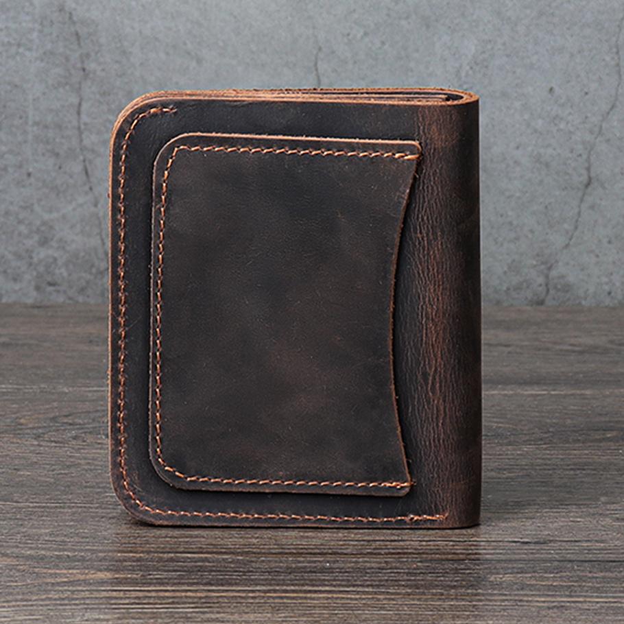 Новый мужской кожаный кошелек — фото 3