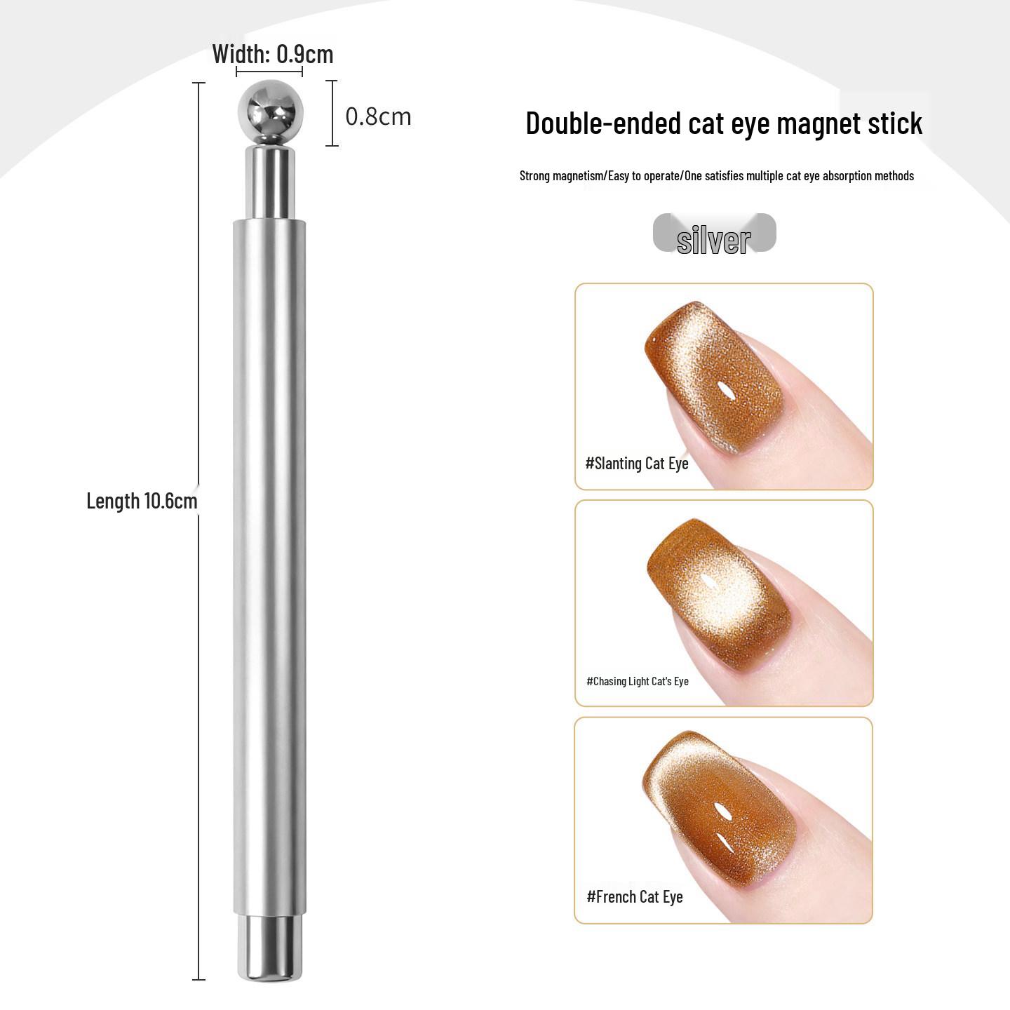 Double-Headed Cat Eye Gel Polish Magnet Stick