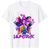 Kpop Demon Hunters Cartoon T-shirt for Chrildren  O-neck T-shirts 2025 Hot Movies Same Tshirts Fans Gifts Y2K High Street Tops