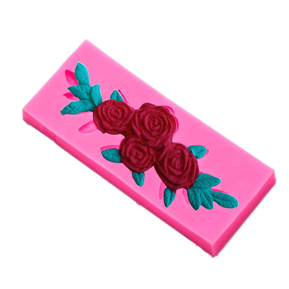 

Силиконовые формы для роз, свадебных кексов, украшения из помадки, инструменты для украшения тортов, конфет, глины, шоколада, мастики 5