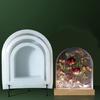 Epoxy Resin Mold Arch Resin Mold Bookends Resin Mold for Flowers Preservation