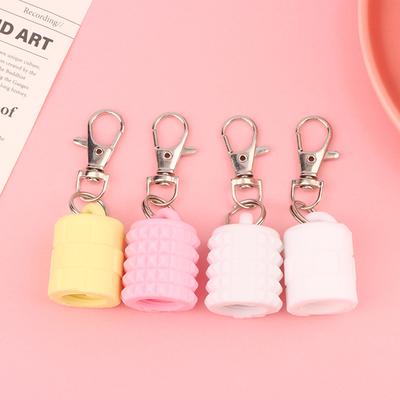 1/3 Pcs Silicone Lip Gloss Keychain Caps For Women Travel Convenient Beauty Product Accessories Travel Makeup Tool Accessory