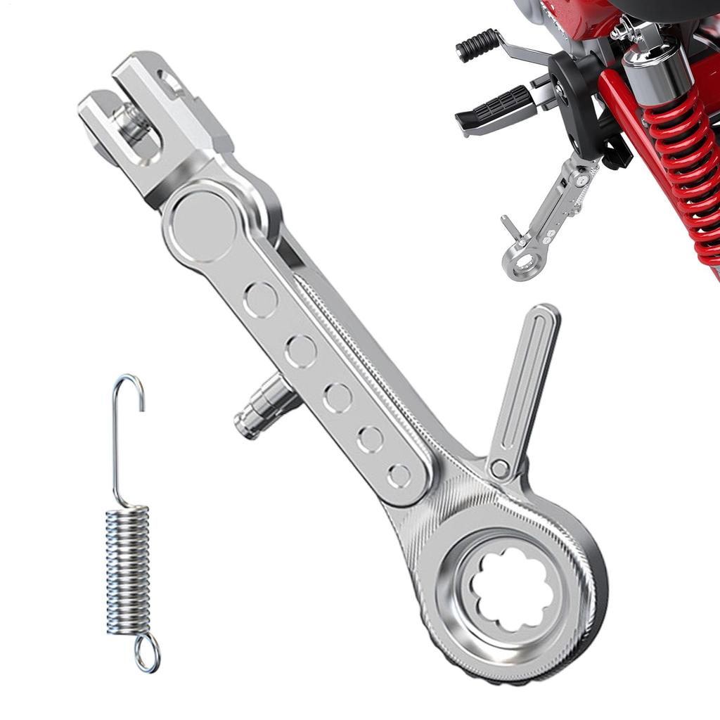 Motorcycle Kickstand Alloy Motorbik Foot Side Support Adjustable Parking Kickstand for Electric Motorbik General Parking Bracket