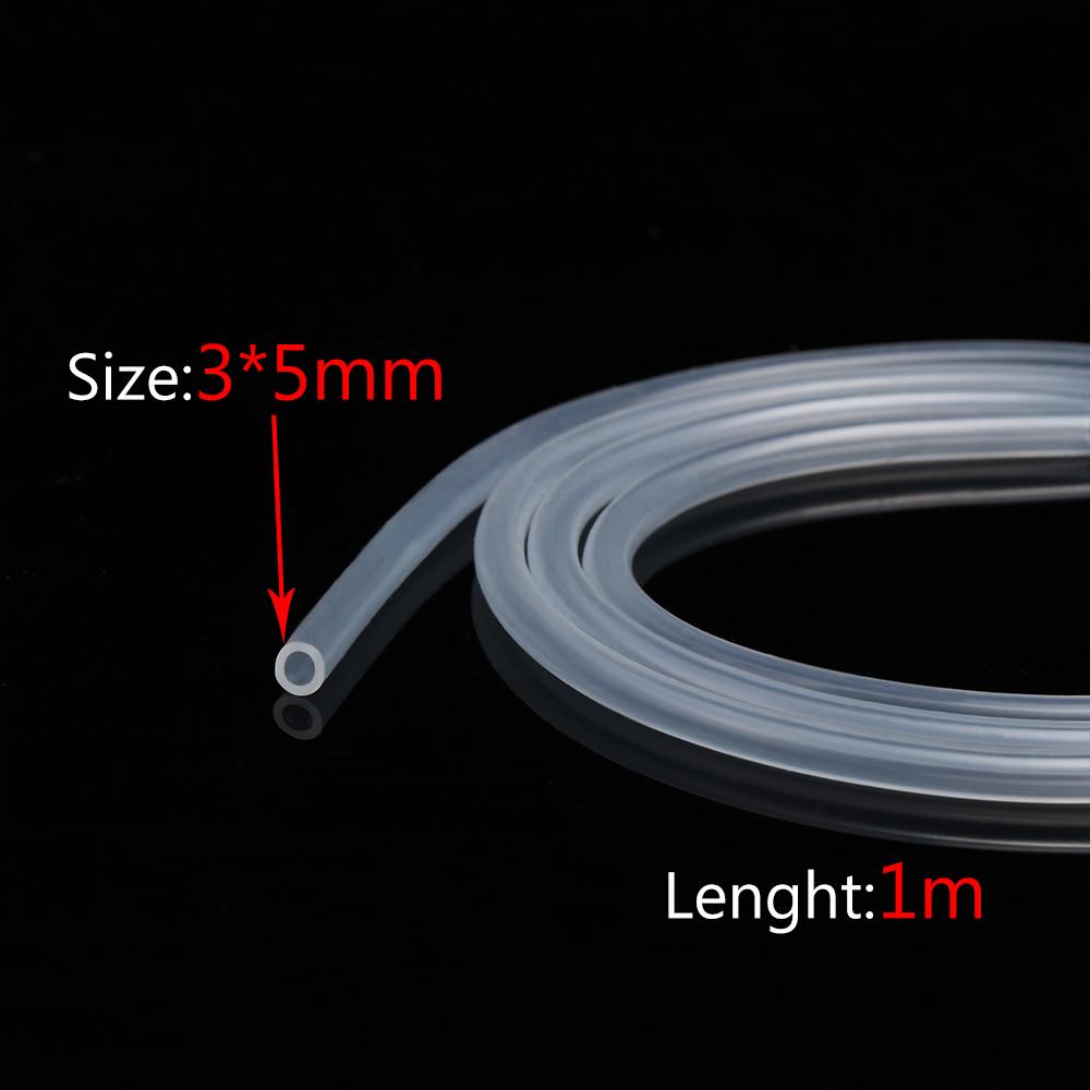 1M Transparent Clear Out Diameter 4~16mm Beer Milk Pipe Plumbing Hoses Flexible Tube Silicone Rubber Hose