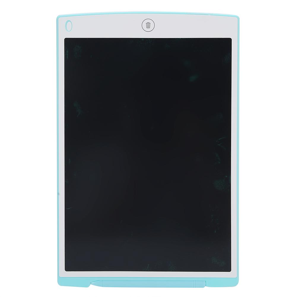 12in LCD Hand Writing Pad Eye Protection Children Drawing Electronic Tablet Board with Pen(Blue(with Lock Key) )