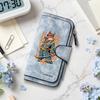 Stylish Fox Pattern Long Wallet Fashion Portable Multi Card Slot Purse for Daily Use