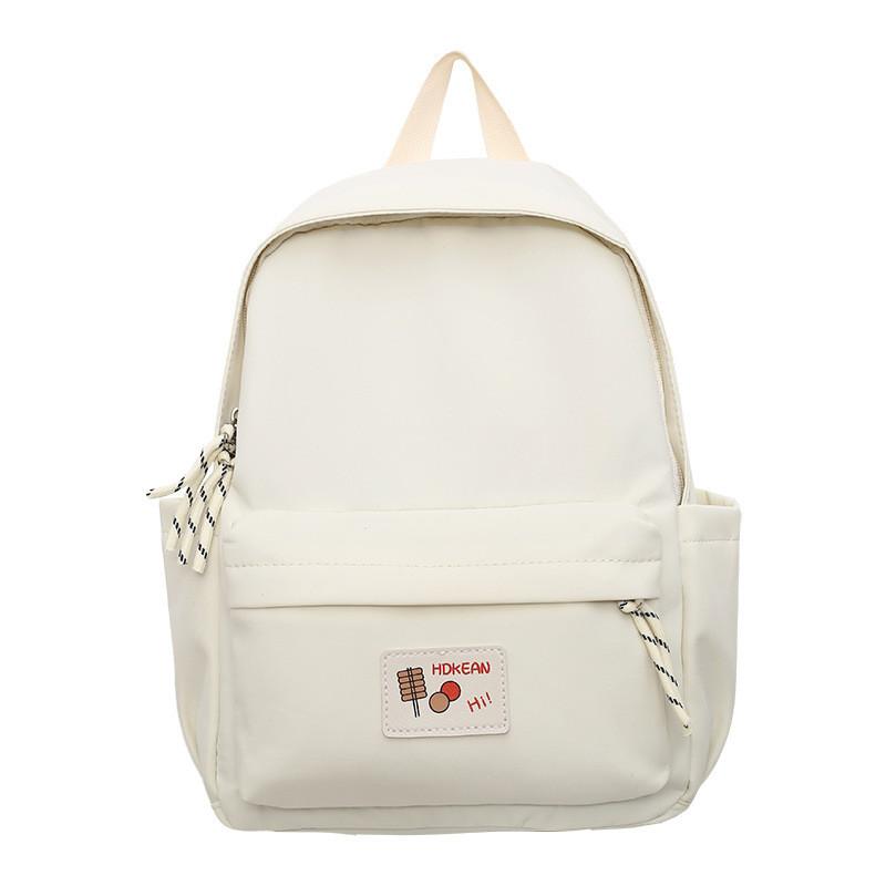 Practical Nylon College Backpack For Girls And Boys With Compact Design And Soft Straps