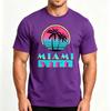 Modisches Neues Palmen-T-Shirt Für Unisex 80er Klassisch Tropisch Strand Rundhals Kurzarm Oberteil Lässig Sommer Streetwear