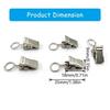 652F Heavily Duty Curtain Clip Hangers, 100Piece Set For Secure Hanging Home Or Event Setting for Hanging Tablecloth Towel