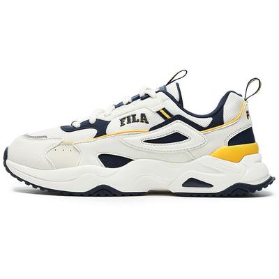 Rayflide Textile, Synthetic Leather Cushioning Lightweight Low Top Casual Shoes Men's White Space Blue F12M242121FCO