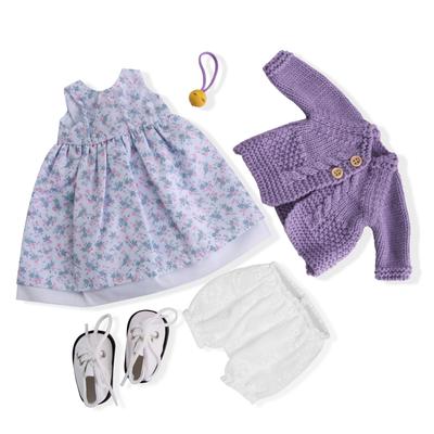 BlissfulPixie Handmade Waldorf Doll Clothes 30cm Clothes Set Lovely Box Girls Christmas Birthday Gift Fruzie Clothes Accessories -