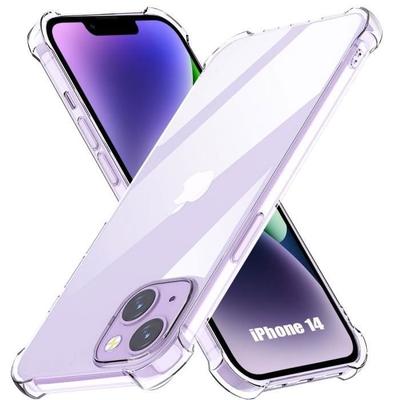 Protective Case - BOOLING - for iPhone 14 - Transparent - Flexible - Shockproof