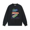 Rhude Vintage Letter Print Oversized Hoodie Men Women Casual Streetwear Sweatshirt