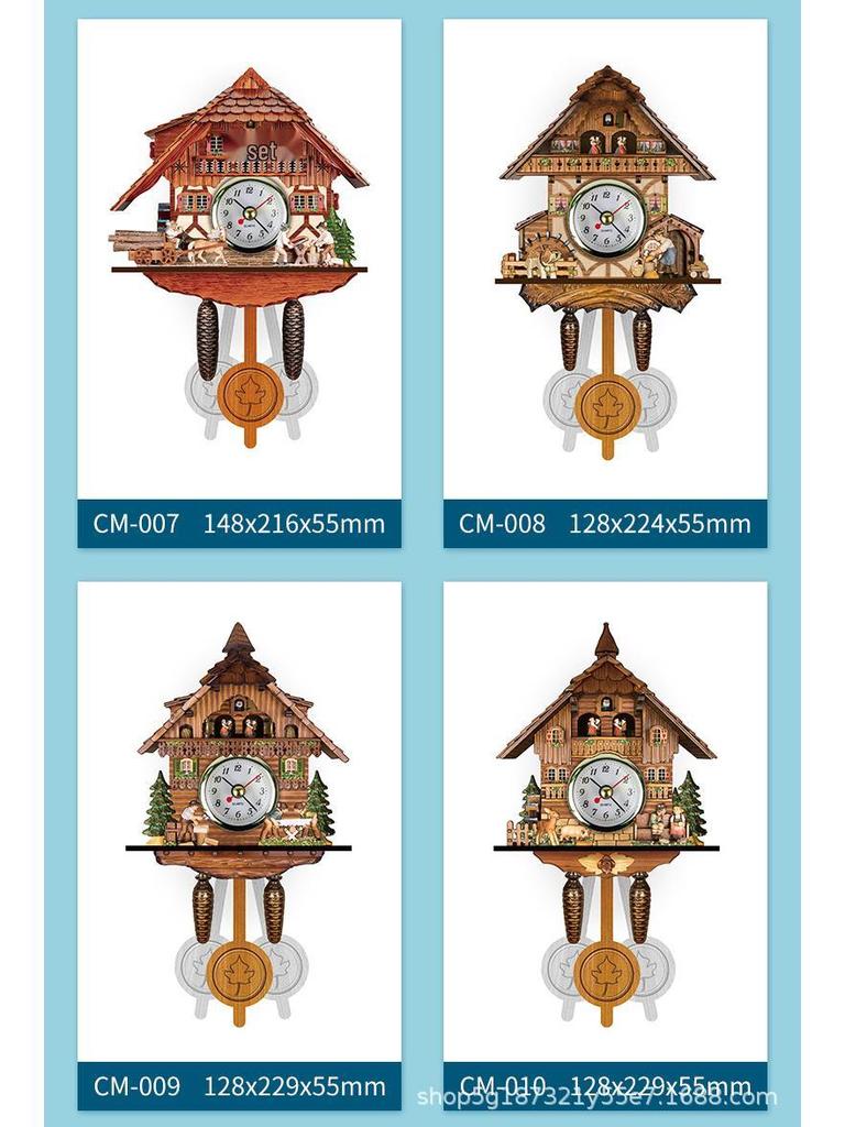 Curated Ready-stock Cuckoo Clock: Pop-up Hourly Wall Clock for Living Room