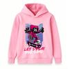 Kids Boys Girls Hoodie, Cool Skateboard Game Character Printed Long Sleeve Pullover Sweatshirt for Casual Daily Wear
