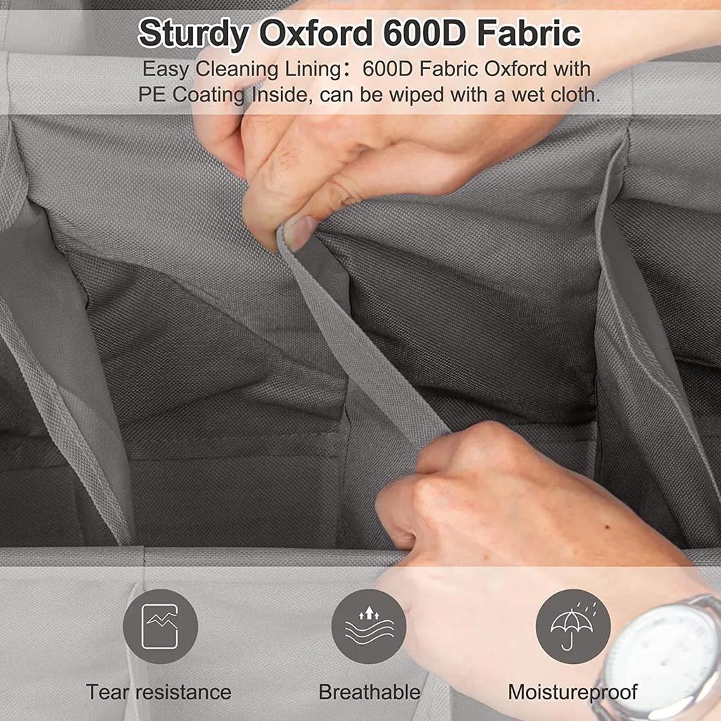 12 Dużych Kieszeni Organizer na Buty Wieszak Wiszący Organizery Oszczędzające Miejsce Wiszące Nad Drzwiami Za Szafą Wieszak Torby