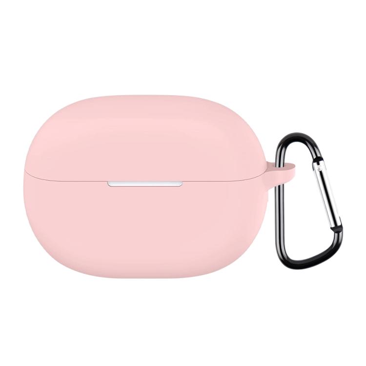 Solid‑Color Silicone Earbuds Case with Buckle for Huawei FreeBuds Pro 5, Shockproof Earphone Cover