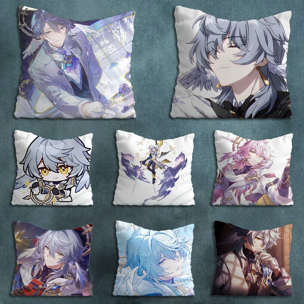 HHonkai Star Rail SSunday Pillowcase for Sofa Room Office Decor Printing Merchandise AllMatch Cushion Cover