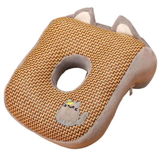 Desk Nap Pillow, Face Down Nap Pillow with Arm Hole, Cooling Mat Ergonomic Pillow for Neck Support, School Office Napping Sleeping