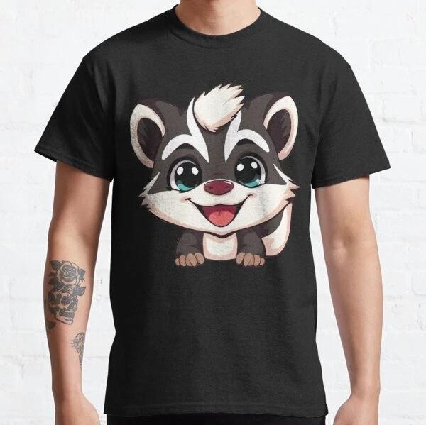 A Very Happy Skunk Retro Vintage Gift Classic T-Shirt S-3XL XL