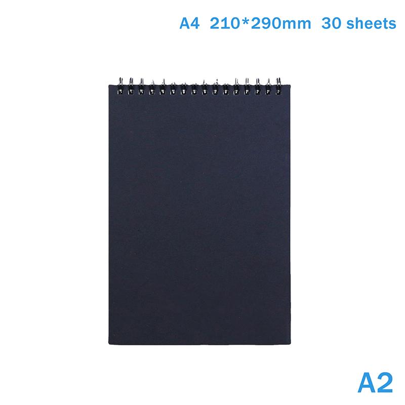 Sketch Book Spiral Bound 30 Sheets Acid Free Drawing Paper A4 A5 A6 8K 16K for Kids Students Artists
