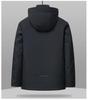 Men's Hooded Thickened Winter Coat with Detachable Liner - Warm Duck Down Jacket