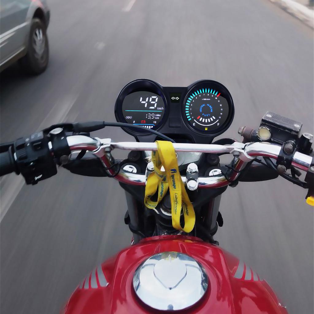 LED Digital Motorcycle Speedometer Dashboad Odometer RPM Meter For Honda Brazil CG125 2000 To 2008 Fan 125 Titan 125 2013