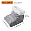 Electric Foot Heater 4 Modes Timing Heating Control Setting Washable Heated Thermal Foot Warmer Massager  Foot Care Pad Cushion