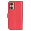 For Motorola Moto G Stylus 5G (2024) Case Litchi Texture Shockproof Leather Wallet Phone Cover