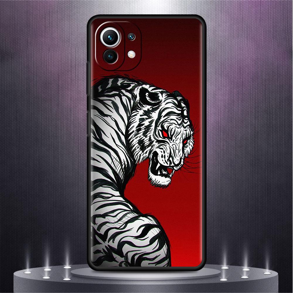 Case For Xiaomi Mi Poco X3 NFC M4 F3 C40 11 11T 10T Pro 12 9T 9 10 Lite Back Soft Phone Cover Lion Wolf