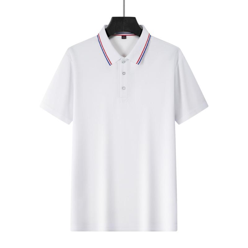 Short Sleeved Men's Polo Shirt with Summer Collar Printed Logo T-shirt