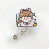 Name Card Clips Nurse Badge Holder Easy Pull Buckle ID Card Holder Retractable Badge Reel  Name Tag